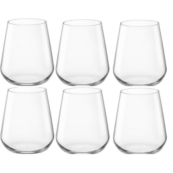 Фото - Набір склянок Bormioli Rocco Inalto Uno Water 6x340 мл (365756GRC021990)