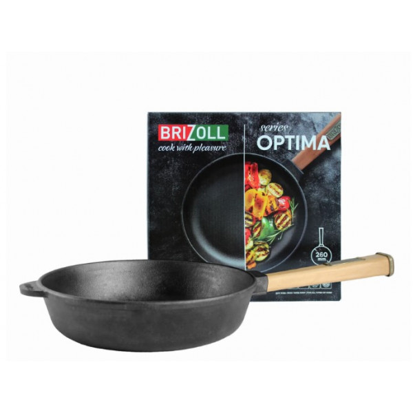 Фото - Сковорода універсальна Brizoll O2660-P Optimа 260 х 60 мм