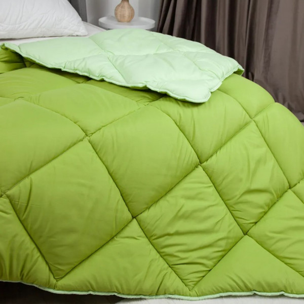 Фото - Ковдра зимова двоспальна ТЕП Alaska 180х205 см Оливковый (1-00152_28629)