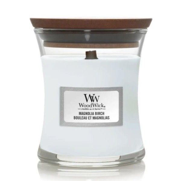 Фото - Свеча стекло Woodwick Mini Magnolia Birch (Магнолия и Береза) 85г (1720917E) Фото - Свеча стекло Woodwick Mini Magnolia Birch (Магнолия и Береза) 85г (1720917E)