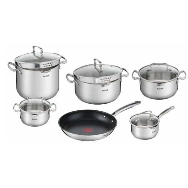 Фото - Набір посуду Tefal G732SB55 Duetto+ 11 пр Фото - Набір посуду Tefal G732SB55 Duetto+ 11 пр
