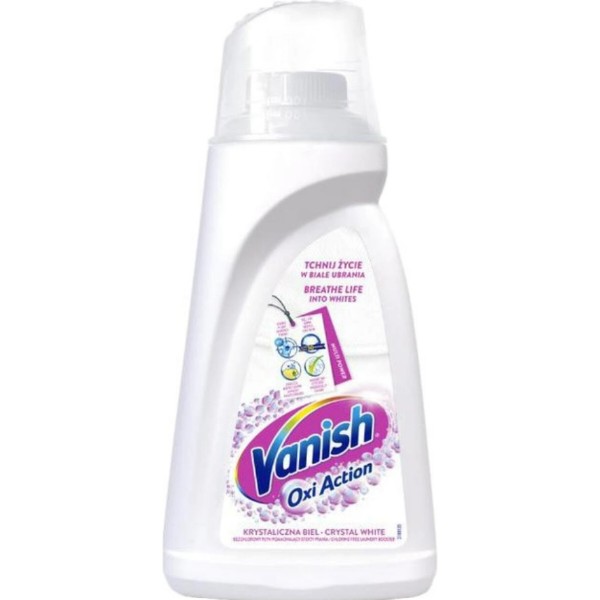 Фото - Средство для удаления пятен Vanish OXI ИНТЕЛЛЕКТ PLUS WHITE 1 л