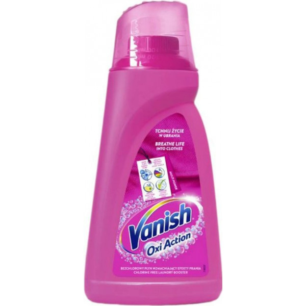 Фото - Засіб для видалення плям Vanish OXI Action PINK 1 л