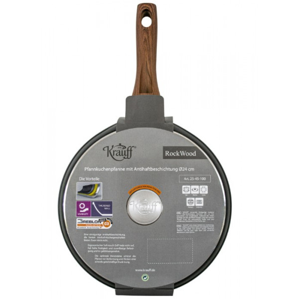 Фото - Сковорода для блинов Krauff RockWood 24 см (25-45-100)