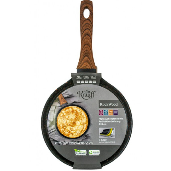 Фото - Сковорода для блинов Krauff RockWood 24 см (25-45-100)