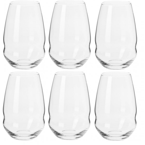 Фото - Набір склянок Krosno INEL 500 мл 6 шт. (913285)