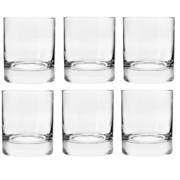 Фото - Набір склянок для віскі Krosno MIXOLOGY 300 мл 6 шт. (898889)