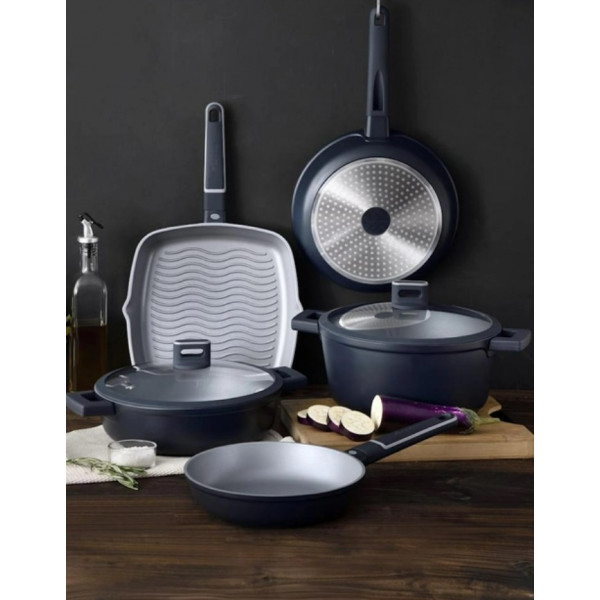 Фото - Сковорода универсальная Masterpro Indigo 20 см (BGMP-7971)