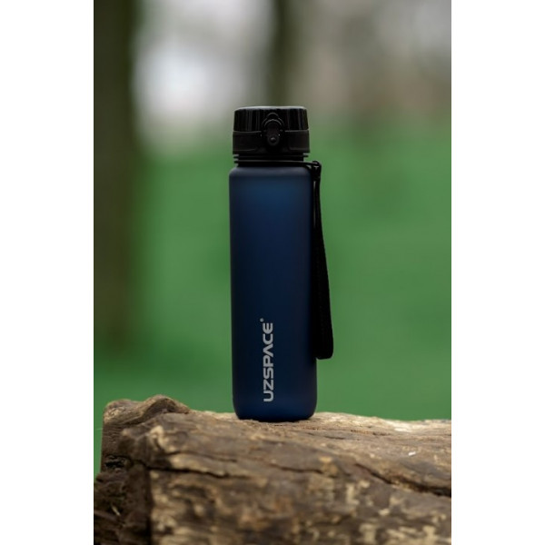 Фото - Пляшка для води UZspace 3053 Frosted 800 мл синя