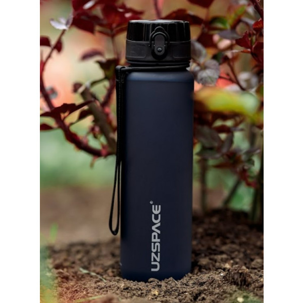 Фото - Пляшка для води UZspace 3026 Frosted 500 мл Темно синя