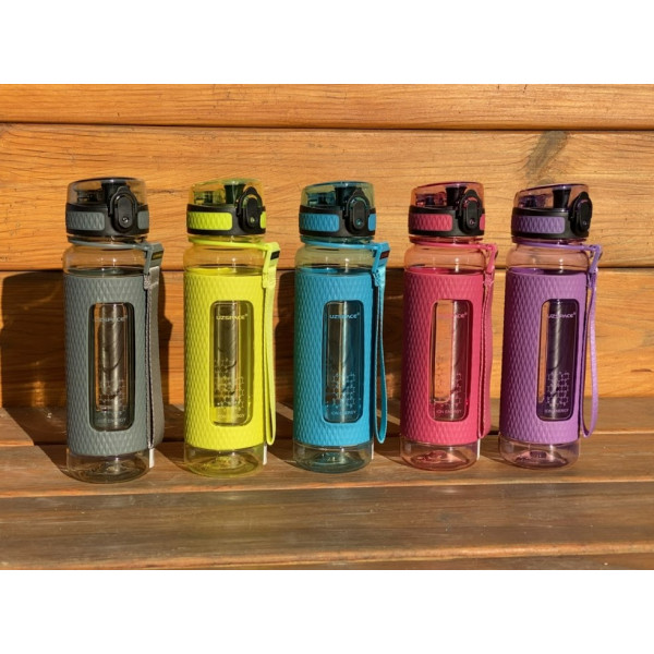 Фото - Пляшка для води UZspace 5045 Diamond 700 мл коралово рожева