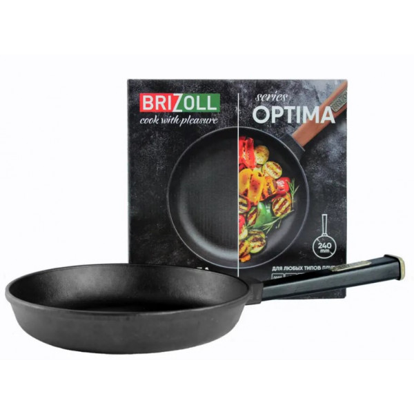 Фото - Сковорода универсальная Brizoll O2440-P1 Optimа-Black 240 х 40 мм