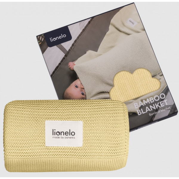 Фото - Плед дитячий літо Lionelo BAMBOO BLANKET YELLOW LEMON