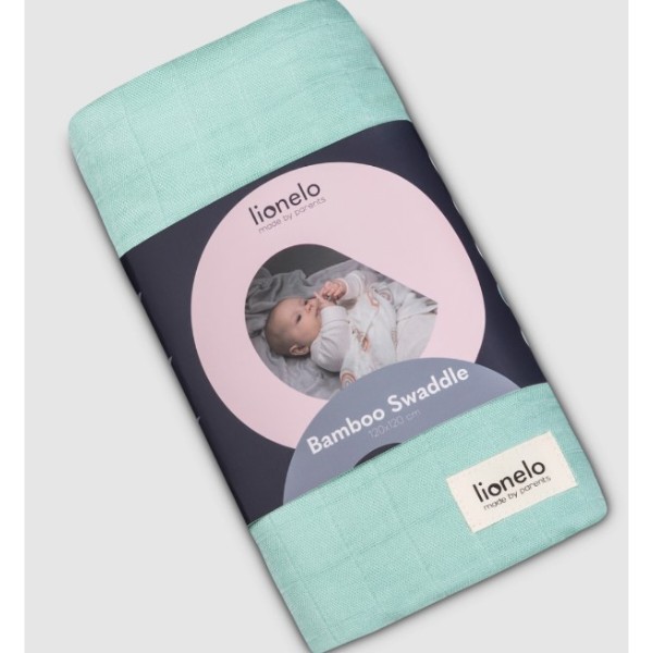 Фото - Плед детский лето Lionelo BAMBOO SWADDLE GREEN MINT