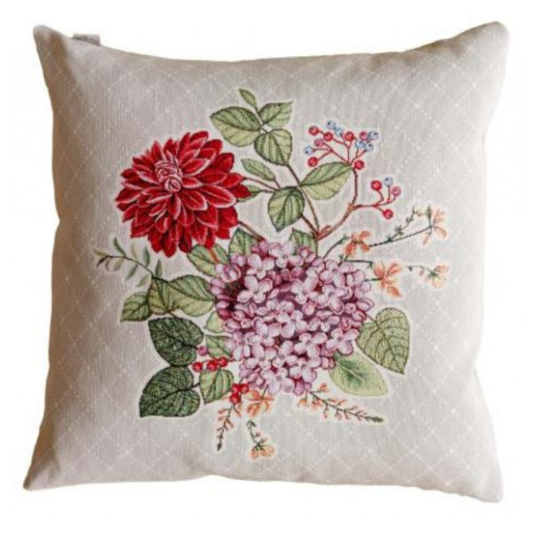 Фото - Подушка декоративна Прованс Букет квітів 45х45 см (034205)