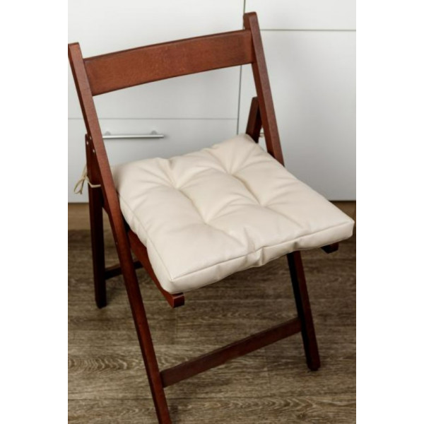 Фото - Подушка для стула Прованс Кремовая 40х40 см (034077)