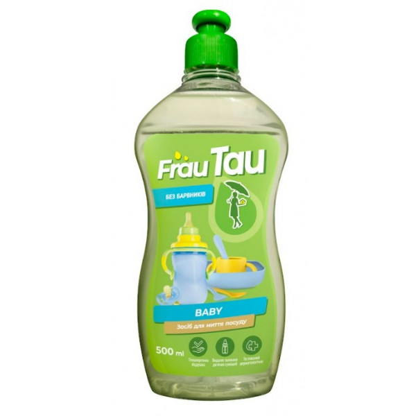 Фото - Засіб для ручного миття посуду Frau Tau Baby 500 мл (4820263230428)