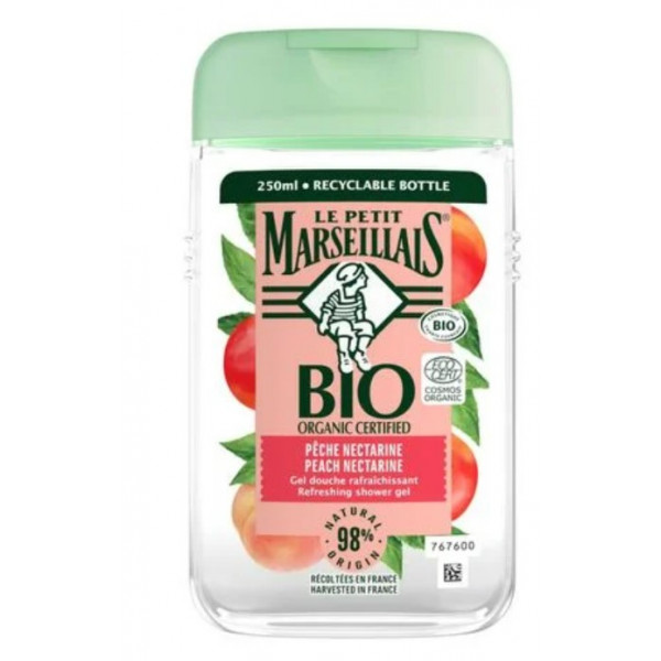 Фото - Гель для душа Marseillais Білий персик та нектарин 250 мл (7207014A)
