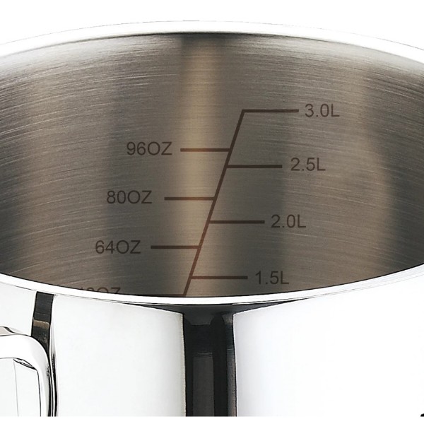 Фото - Набір посуду Bergner Classic 1.7 л, 2.3 л, 3.3 л 6 шт. (BG-6284)