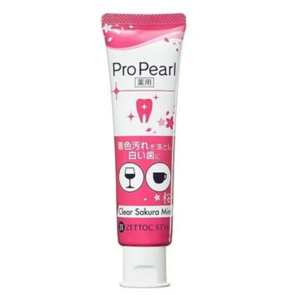 Фото - Зубна паста Zettoc ProPearl Sakura Mint 100 г (4582118954445)