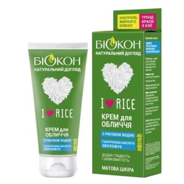 Фото - Крем для обличчя Біокон I love rice 60 мл (4823110300541)