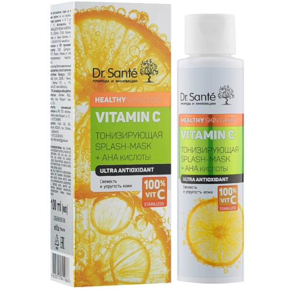 Фото - Маска для обличчя Dr. Sante Vitamin C сплеш тонізуюча 100 мл (4823015941986)