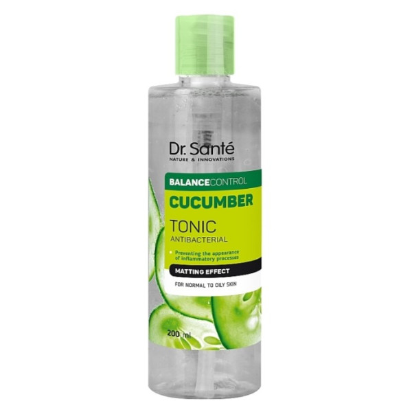 Фото - Тоник для лица Dr. Sante Cucumber тоник 200 мл антибактериальный (4823015917394)