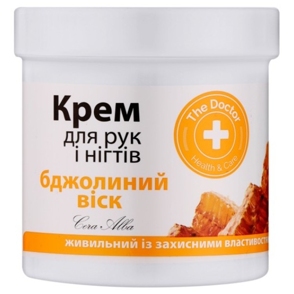 Фото - Крем для рук і нігтів The Doctor Health&Care бджолиний віск 250 мл (4823015924521)
