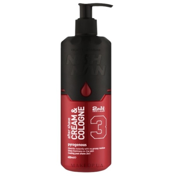 Фото - Крем после бритья Nishman After Shave Cream Cologne 400 мл Pyrogenous (8682035088714)