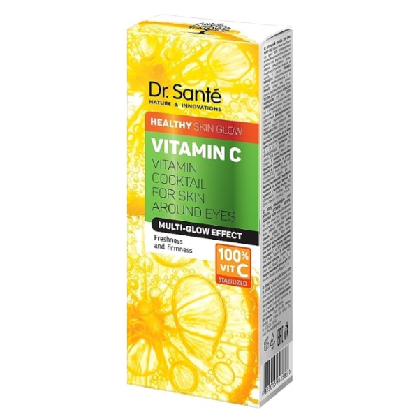 Фото - Крем для шкіри навколо очей Dr. Sante Vitamin C вітамінний коктейль 15 мл (4823015940583)