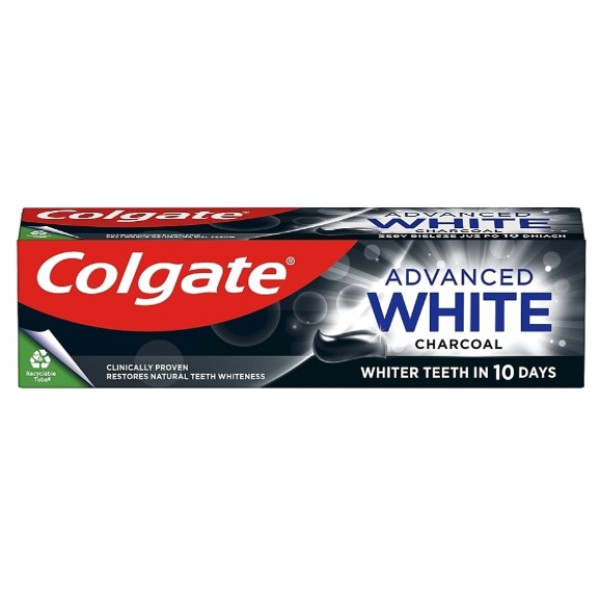 Фото - Зубна паста Colgate 75 мл Advanced White Charcoal (8718951253827)