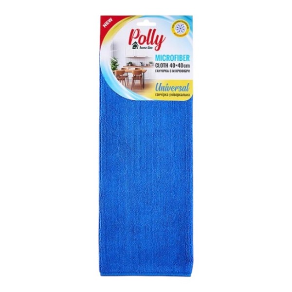 Фото - Салфетка бытовая POLLY из микрофибры 40х40 см синяя (PO20205)