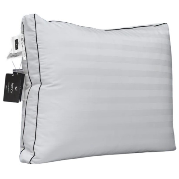 Фото - Подушка стандартна MirSon шовкова 1264 Royal Pearl Deluxe Silk Kapok Висока 50х70 см (2200001518636)
