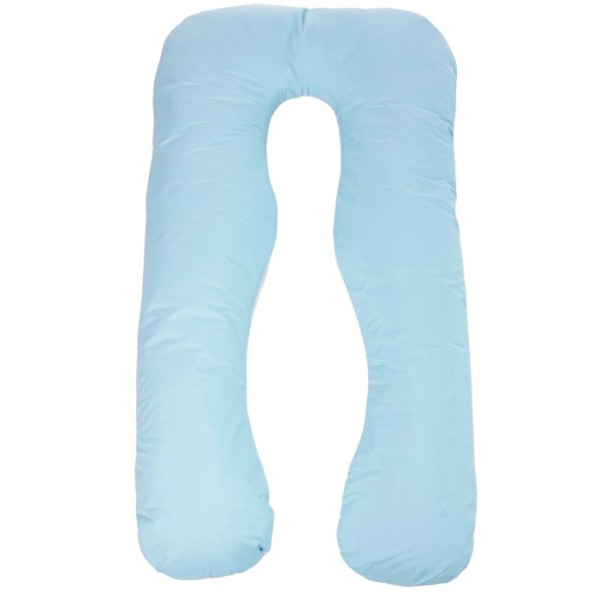 Фото - Подушка для будущих мам MirSon U-образная № 8031 Eco Line White-Blue (2200006185062)