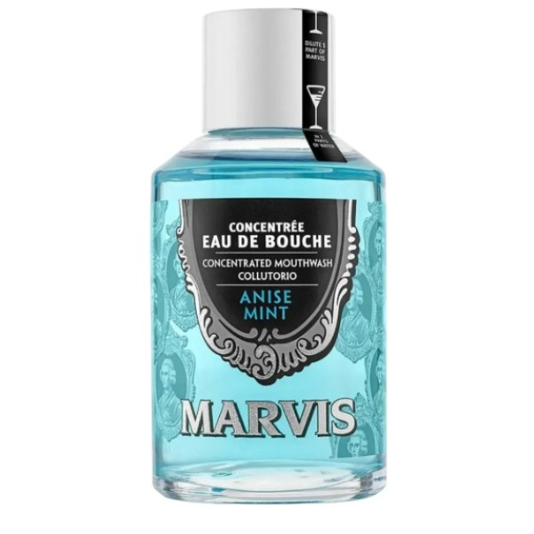 Фото - Ополіскувач для порожнини рота Marvis Концентрат Anise Mint 120 мл (8004395111589)