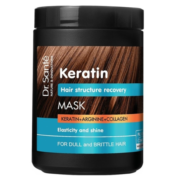 Фото - Маска для волос Dr. Sante Keratin 1 л (4823015935480) Фото - Маска для волос Dr. Sante Keratin 1 л (4823015935480)