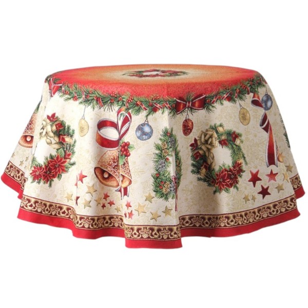 Фото - Скатерть круглая Lefard гобеленовая Nativity 140 см (732-046)