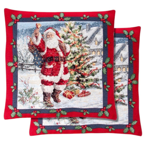 Фото - Наволочка Lefard гобеленова Noel rojo 45x45 см (716-071)