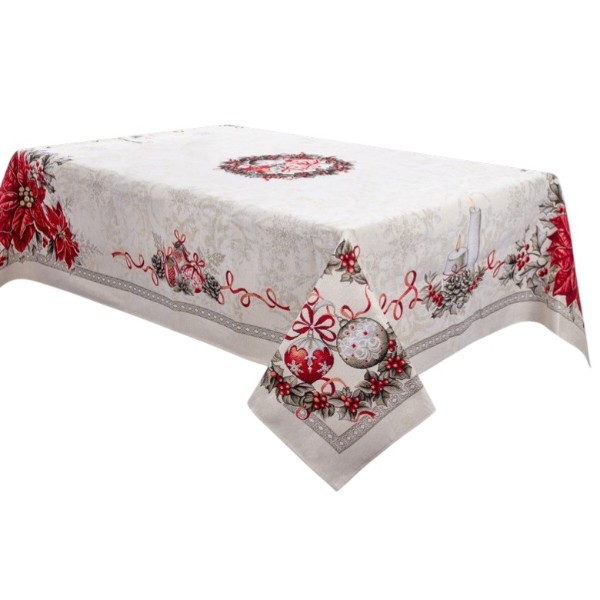 Фото - Скатерть прямоугольная Lefard гобеленовая kris lurex 140х180 см (732-309)
