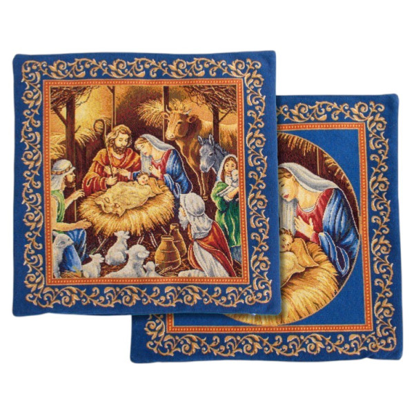 Фото - Наволочка Lefard гобеленова sagrada familia lurex двостороння 45х45 см (732-333) Фото - Наволочка Lefard гобеленова sagrada familia lurex двостороння 45х45 см (732-333)