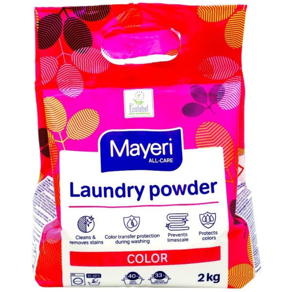 Фото - Пральний порошок Mayeri для кольорових речей 2 кг (MLPCC2000)