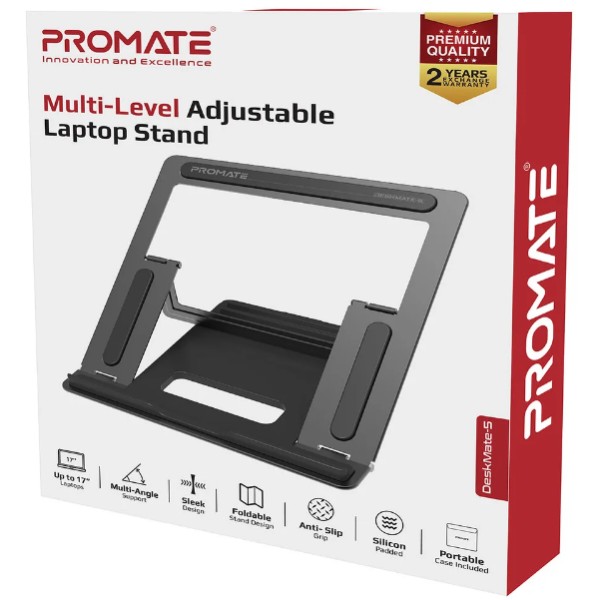 Фото - Підставка під ноутбук Promate Deskmate-5 Silver