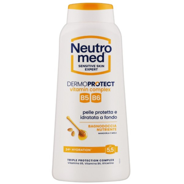 Фото - Гель для душу Neutromed Dermoprotect Мед та Мигдаль 600 мл (NDSGNHA600)