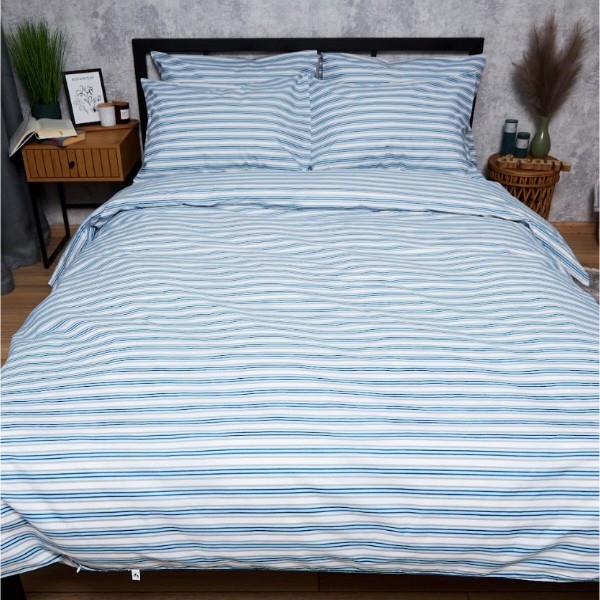 Фото - Комплект постільної білизни Moon&Star Бязь Gold Люкс Calm Waters 175х210 нав. 2х40х60 (MS-820006130)