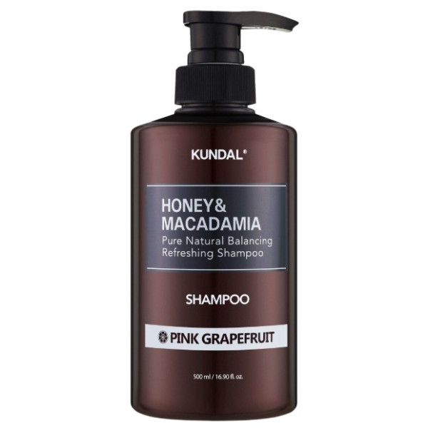 Фото - Шампунь женский Kundal Honey&Macadamia Pink Grapefruit Безсульфатный 500мл (8809568740401)