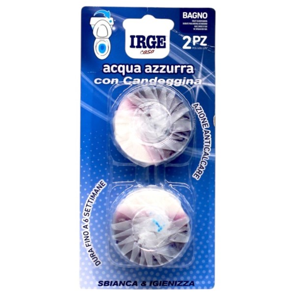 Фото - Туалетний блок IRGE Acqua Azzurra з відбілювачем 2 шт. (DEO6683A)