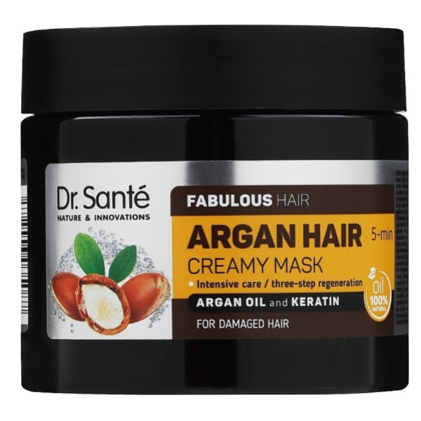 Фото - Маска для волосся Dr. Sante Argan Hair крем 300 мл (4823015933110)