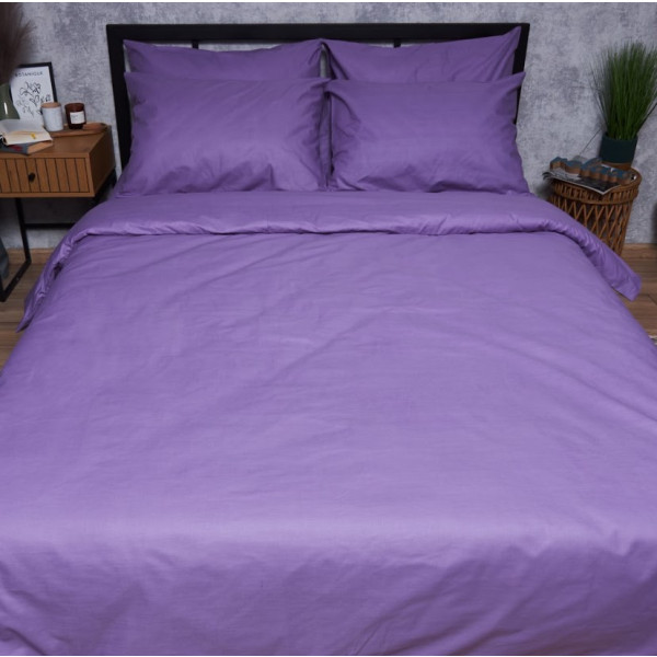Фото - Комплект постільної білизни Moon&Star Бязь Gold Люкс «Violet Charm» 143х210х2 нав. 2х70х70 (MS-820007342)