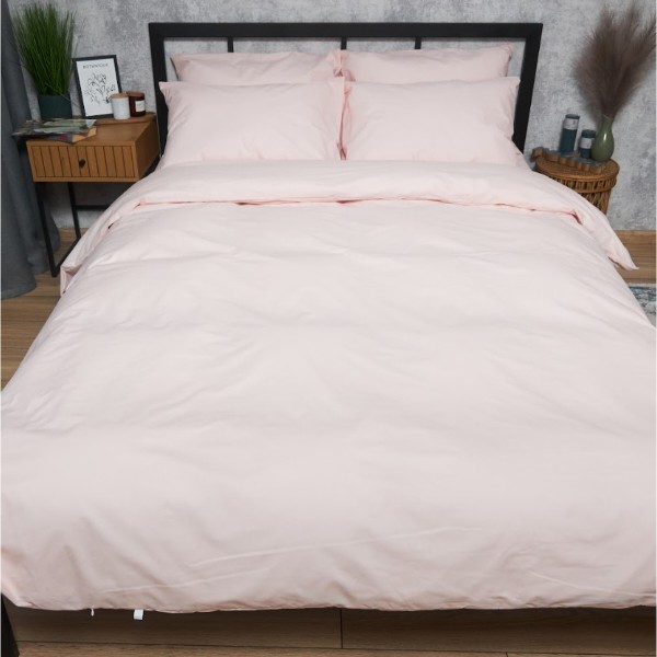 Фото - Комплект постільної білизни Moon&Star Бязь Gold Люкс Soft Rose 175х210 нав. 4х70х70 (MS-820006939)
