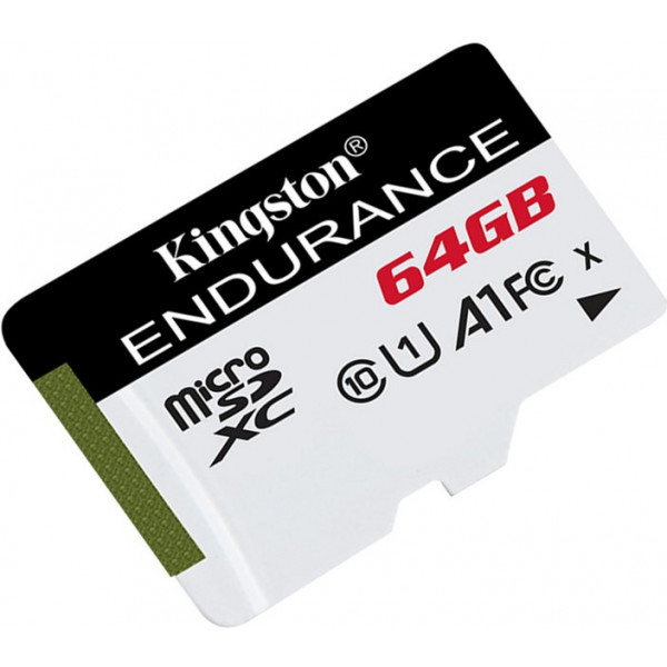 Фото - Карта памяти Kingston microSDXC 64GB C10 UHS-I High Endurance (SDCE/64GB)